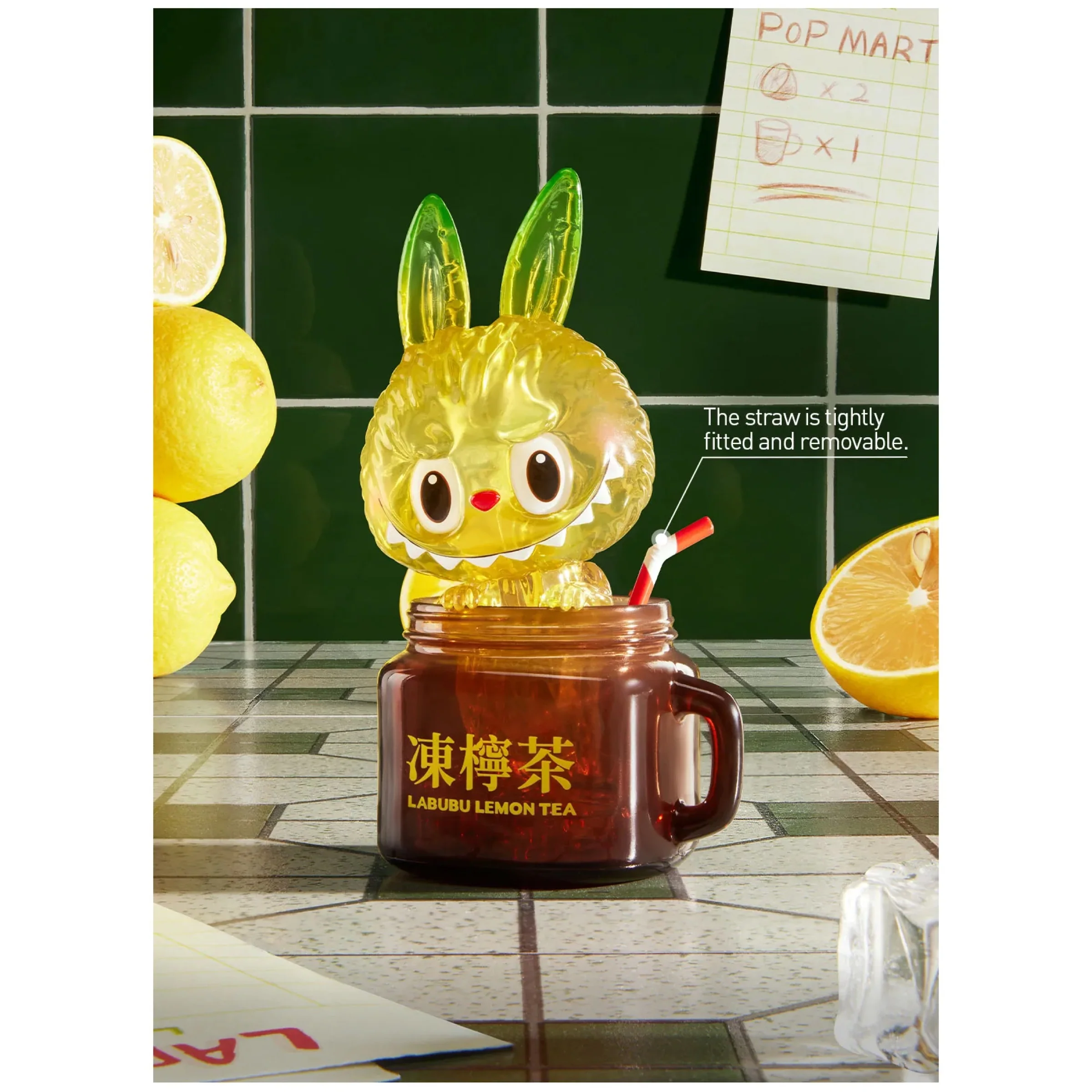 Pop Mart Labubu The Monsters Lemon Tea Figure - Image 4