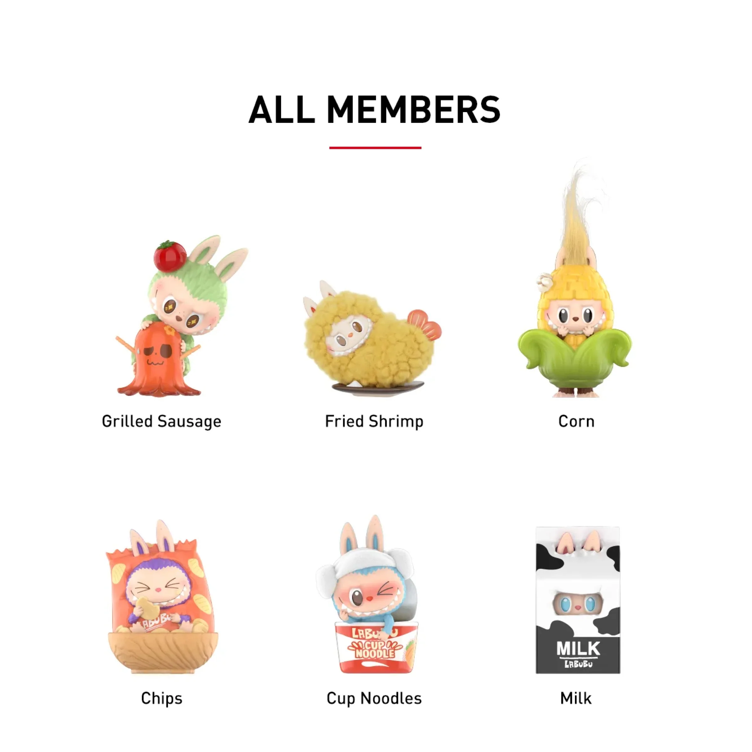 Pop Mart Labubu The Monsters Wacky Mart Series Cup Noodles Figure Blind Box - Image 2