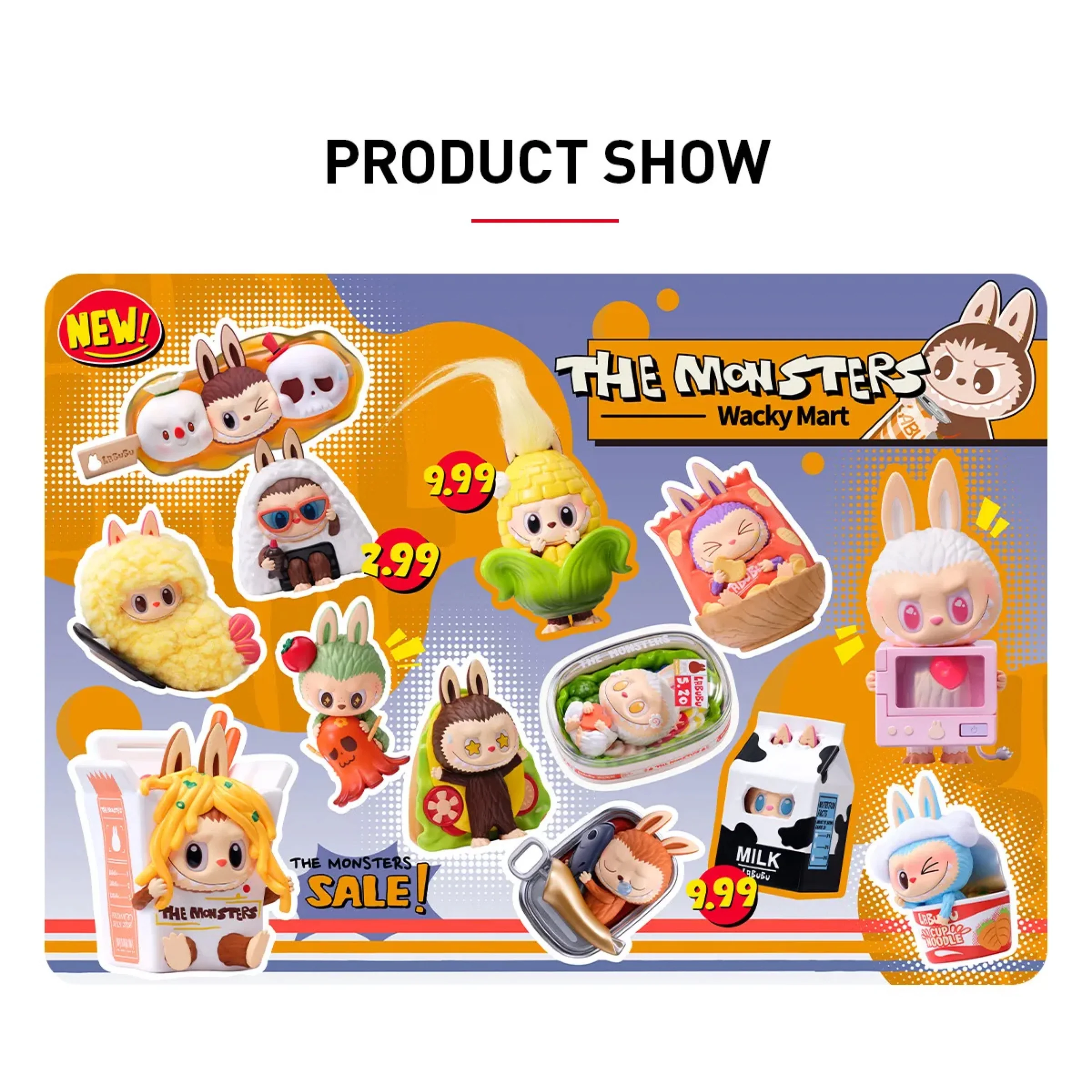 Pop Mart Labubu The Monsters Wacky Mart Series Cup Noodles Figure Blind Box - Image 6