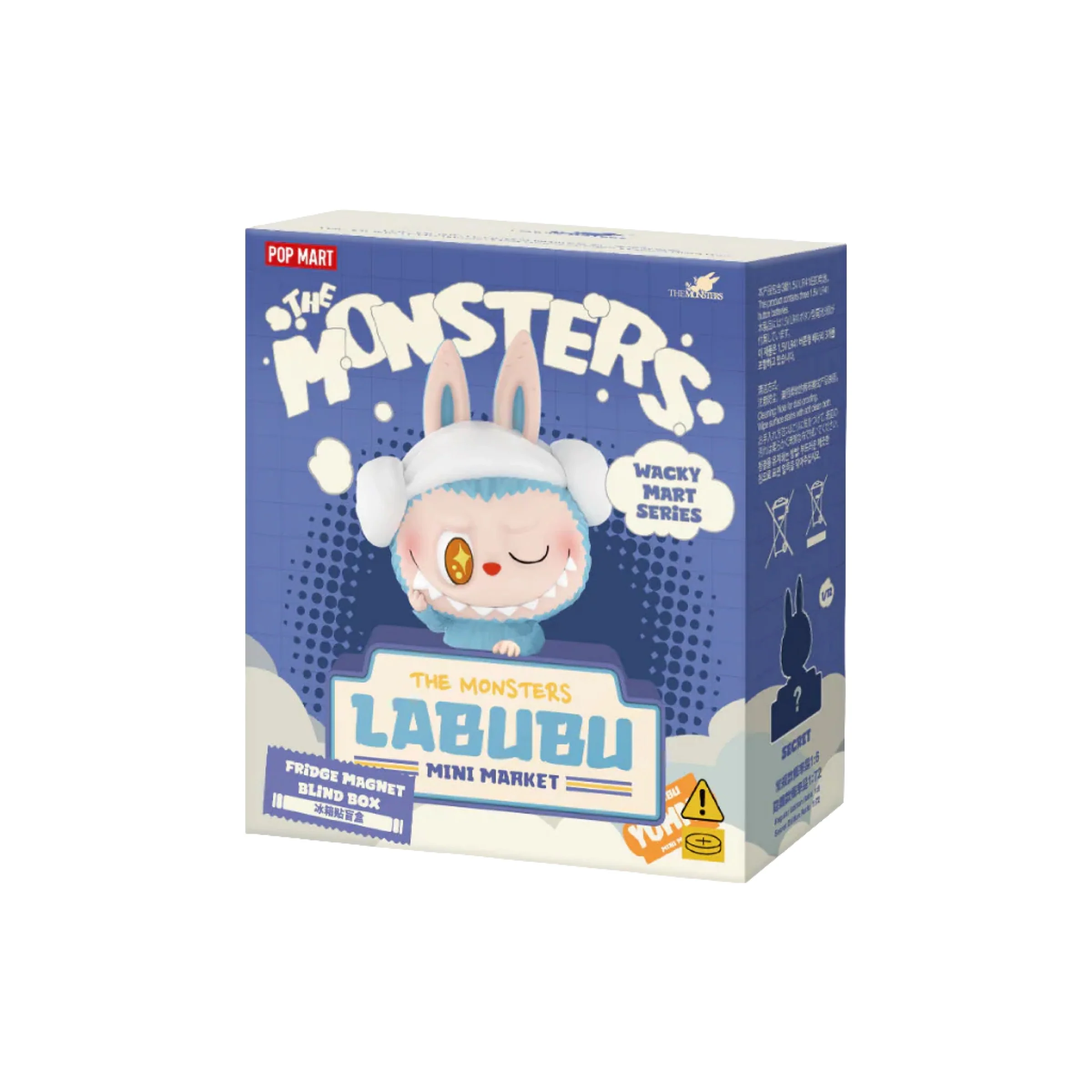 Pop Mart Labubu The Monsters Wacky Mart Series Fridge Magnet Blind Box