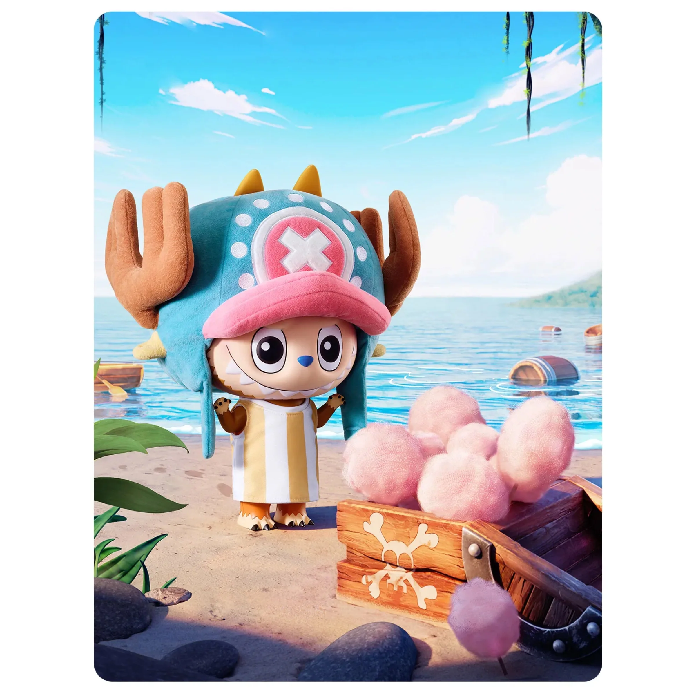 Pop Mart Labubu The Monsters x One Piece Mega Labubu Tonytony Chopper 400% - Image 3