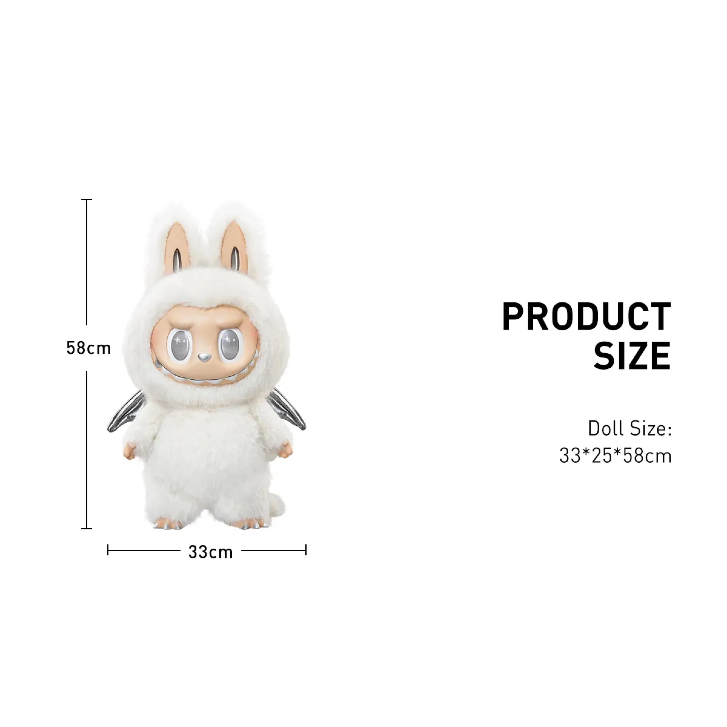 Pop Mart The Monsters Labubu Zimomo Angel in Clouds Figure (w/ Tote Bag) - Image 3