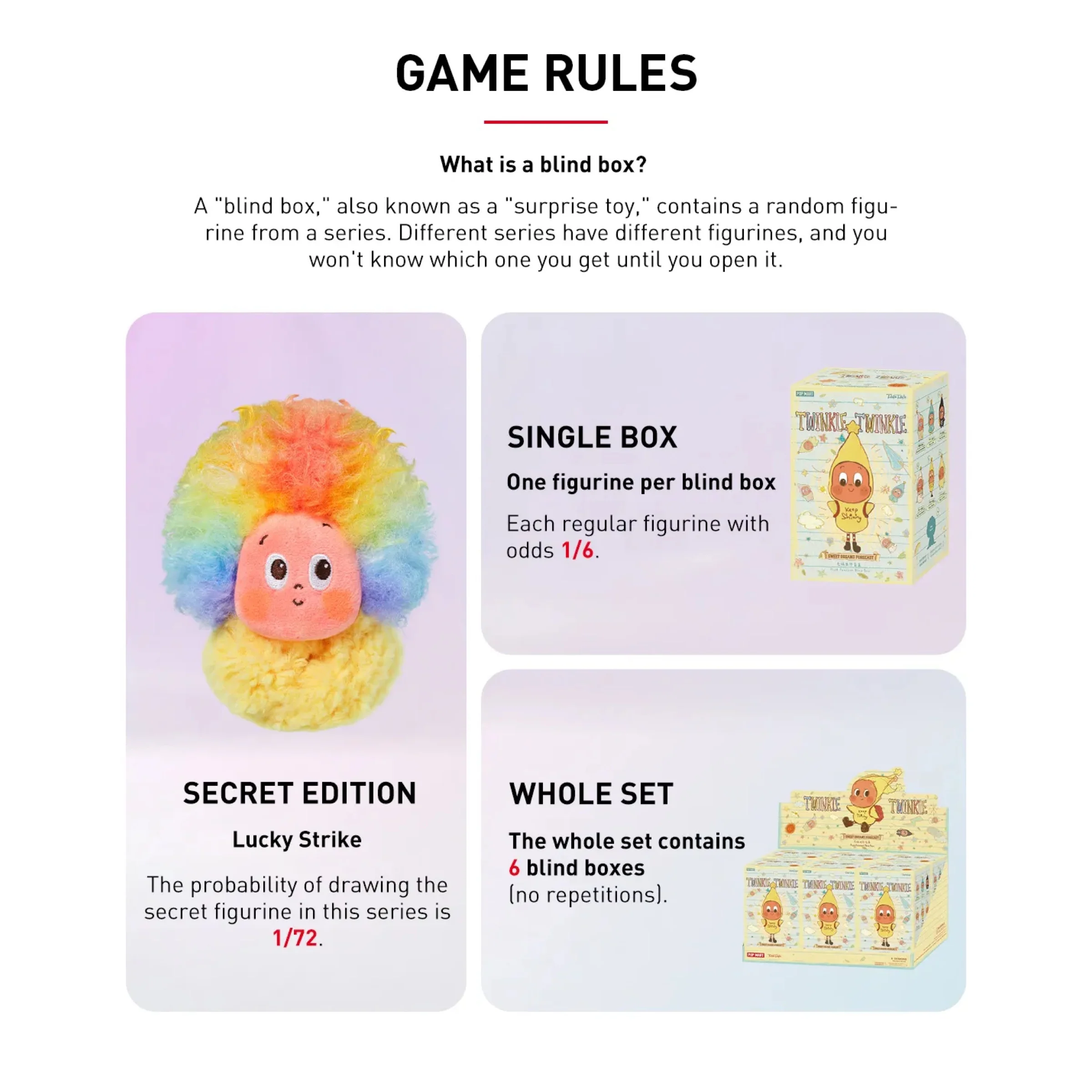 Pop Mart Twinkle Twinkle Sweet Dreams Forecast Series Plush Pendant Blind Box - Image 3
