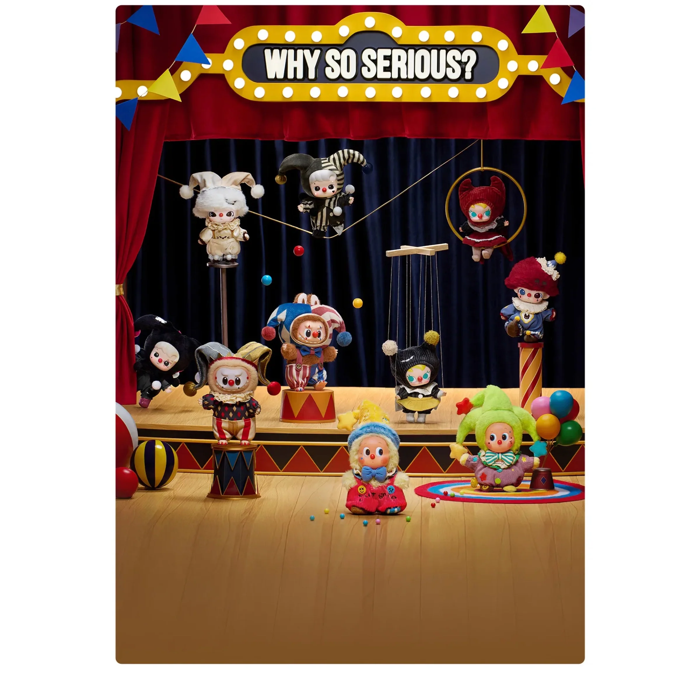 Pop Mart WHY SO SERIOUS Series Vinyl Plush Pendant Blind Box - Image 10