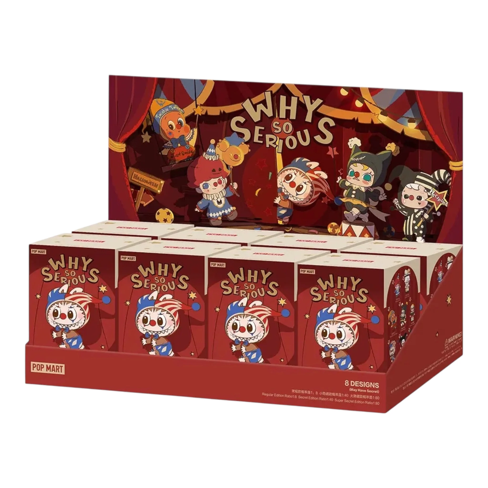 Pop Mart WHY SO SERIOUS Series Vinyl Plush Pendant Blind Box - Image 2