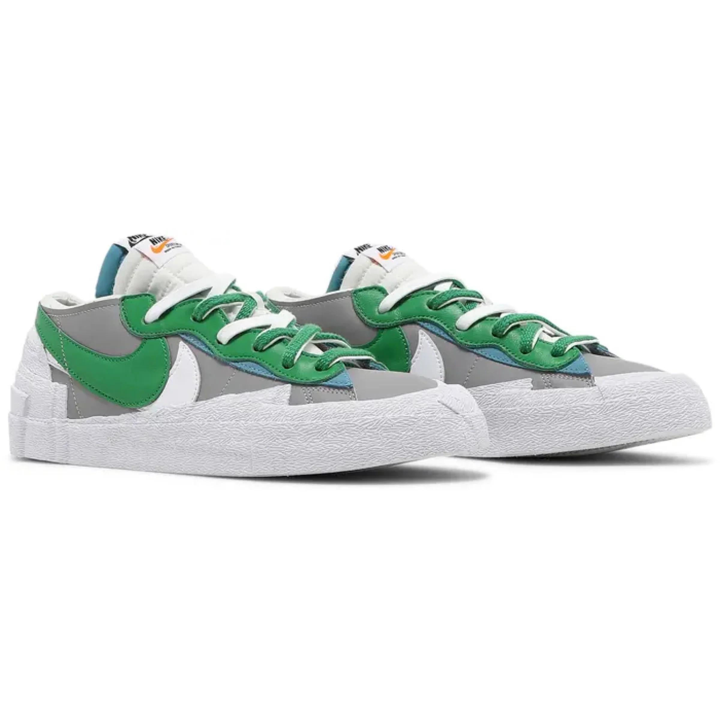 Sacai x Nike Blazer Low 'Medium Grey Classic Green' - Image 5