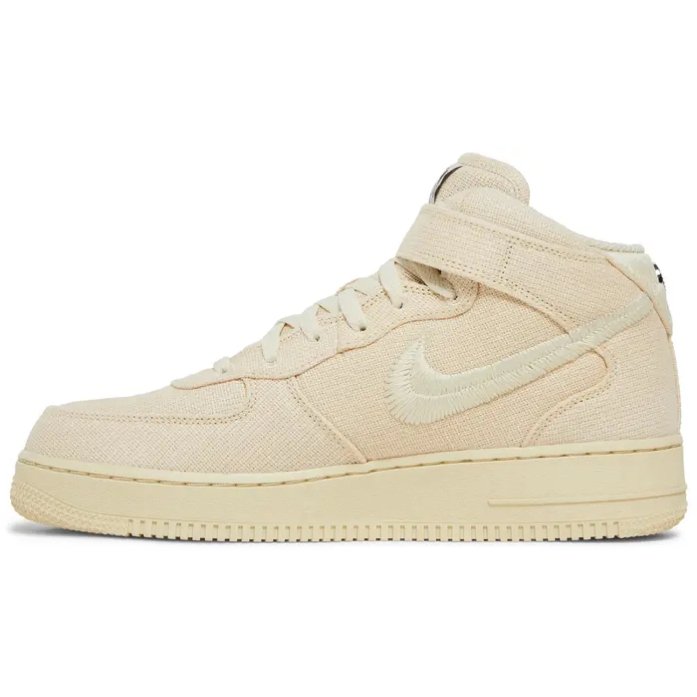 Stussy x Nike Air Force 1 Mid 'Fossil' - Image 2