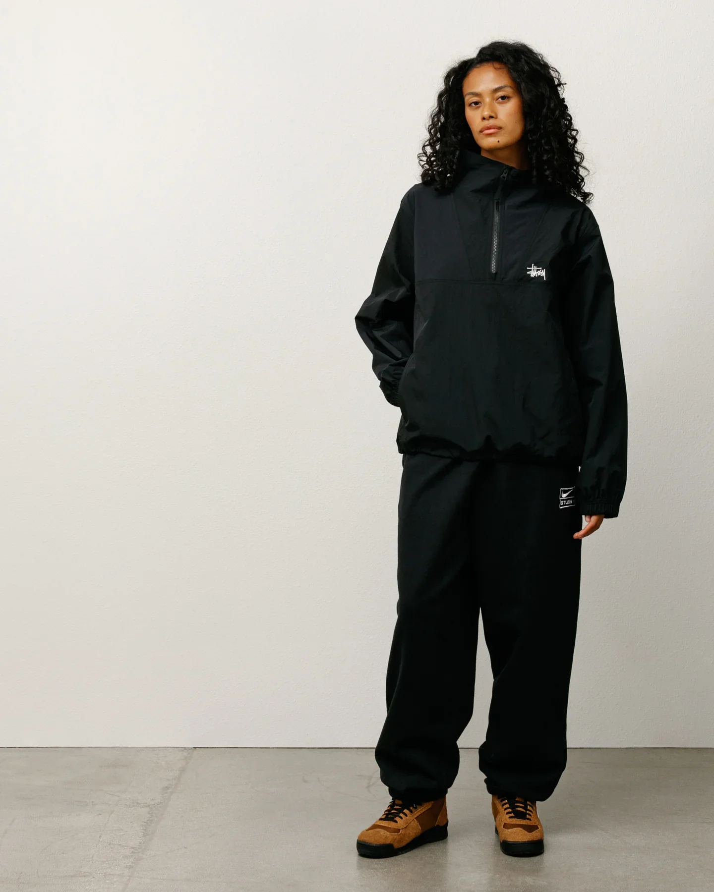 Stussy x Nike Fleece Pant - Black (FW25) - Image 6