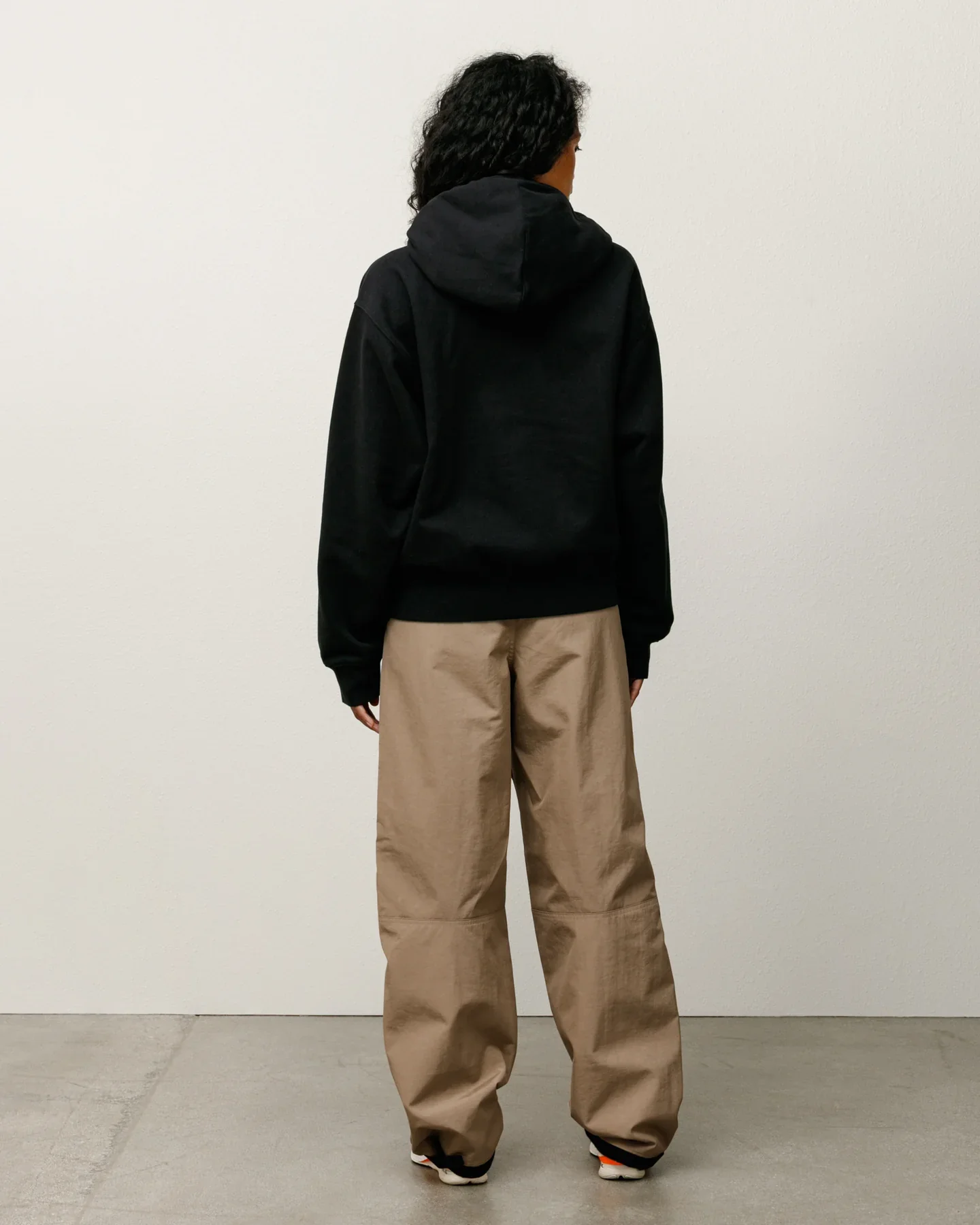 Stussy x Nike Stone Washed Fleece Zip Hoodie - Black (FW25) - Image 6