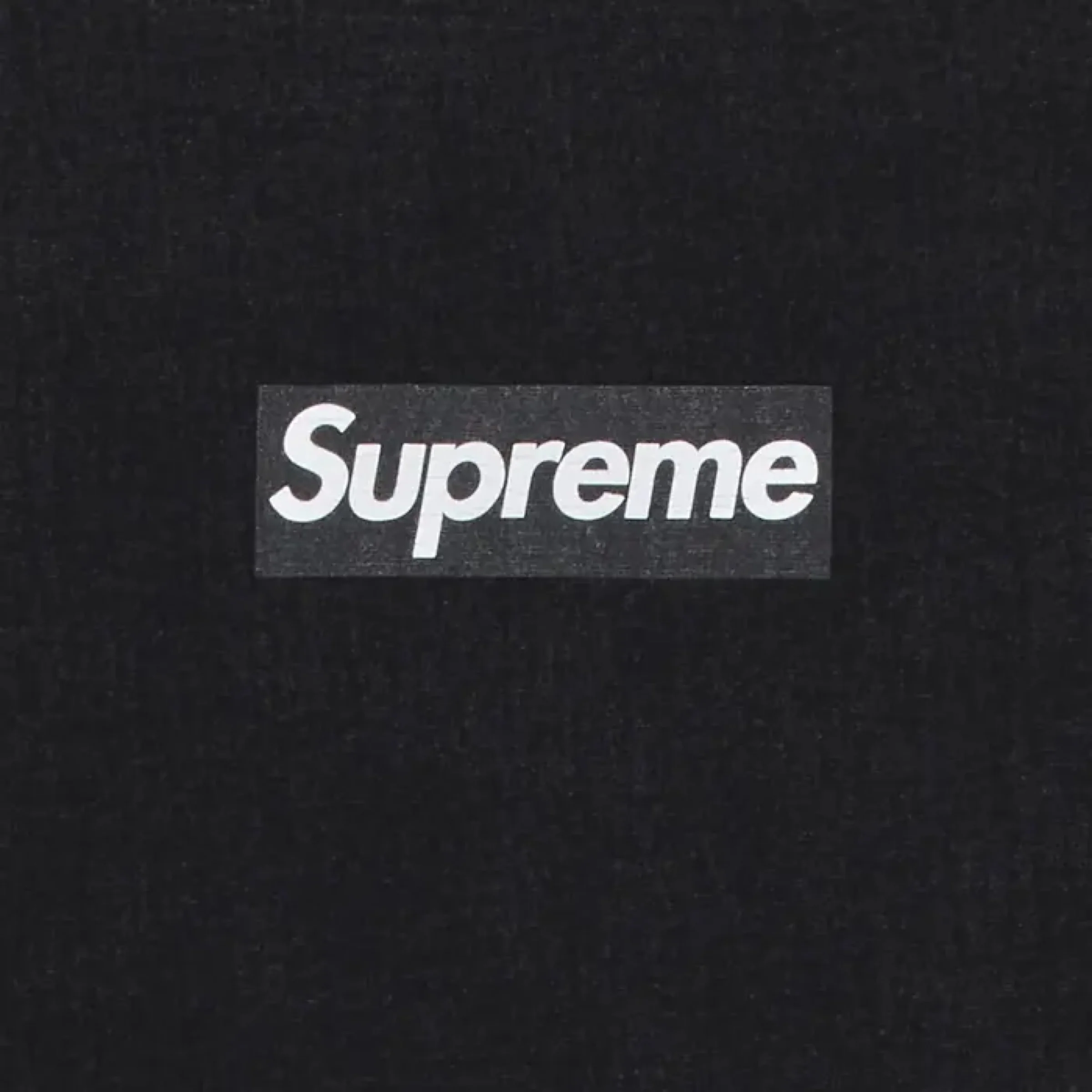 Supreme Washed Box Logo Crewneck - Black (SS25) - Image 2