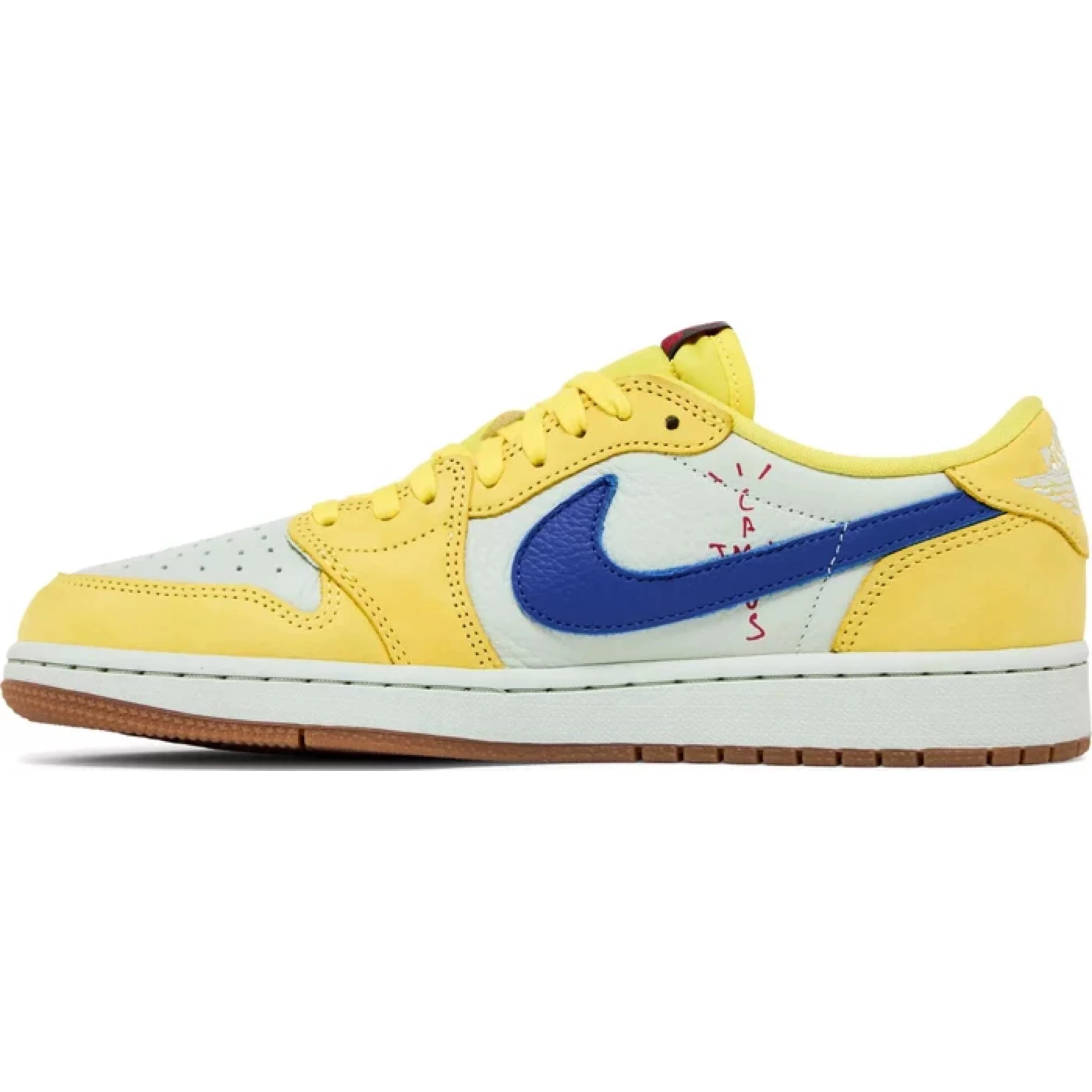 Travis Scott x Air Jordan 1 Retro Low OG SP 'Canary' (Women's) - Image 2