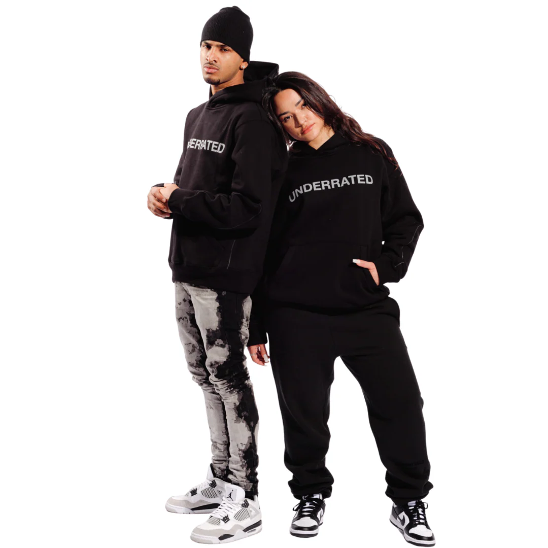 UNDERRATED 3M Reflective Hoodie - Black - Image 4