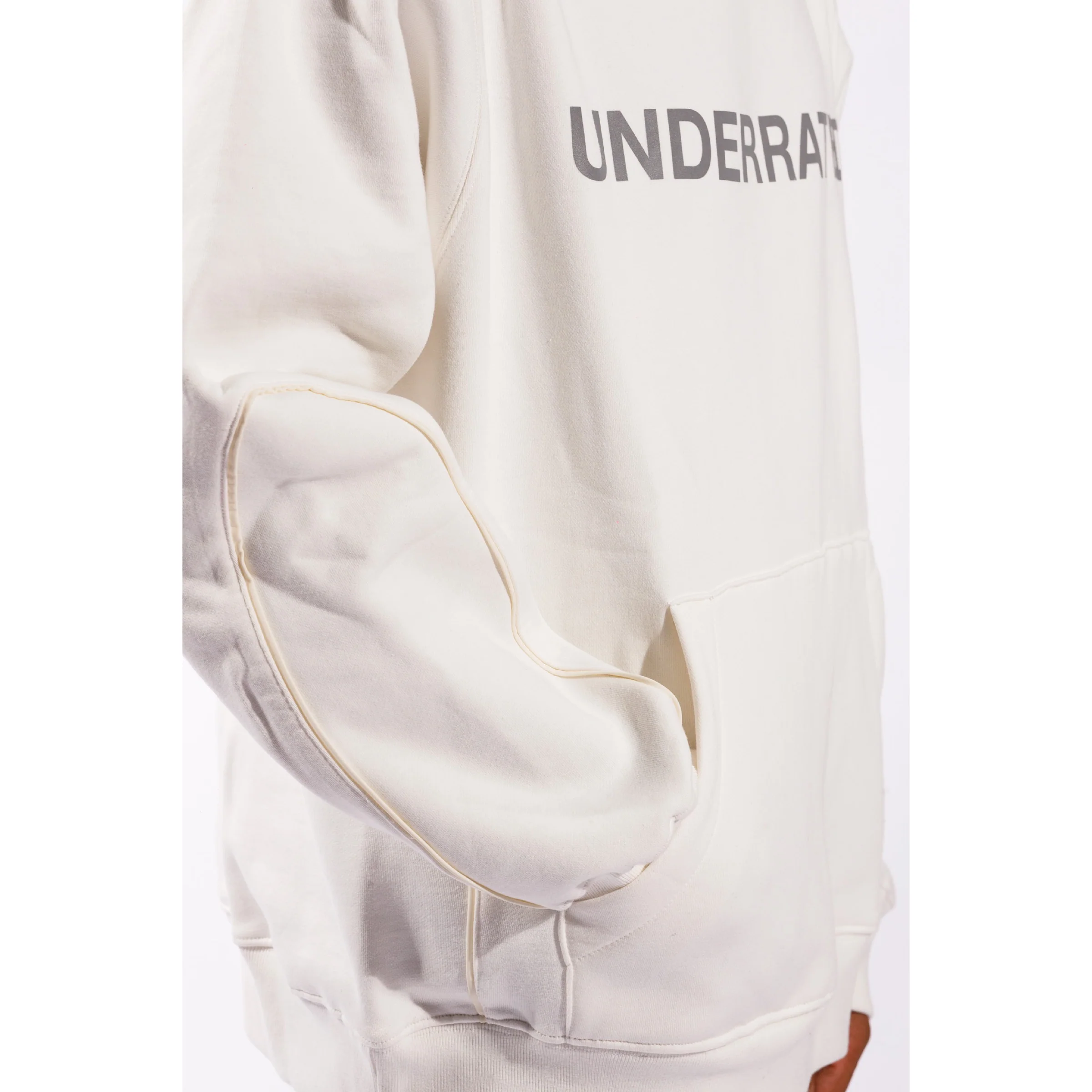 UNDERRATED 3M Reflective Hoodie - White - Image 8