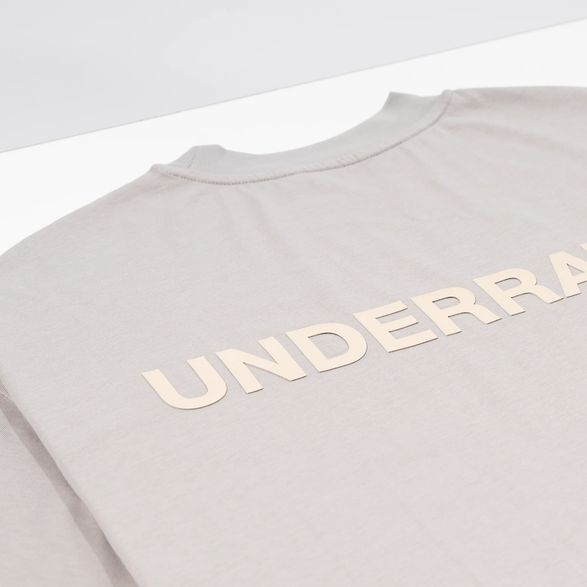 UNDERRATED Classic Logo T-Shirt - Fog Grey - Image 3