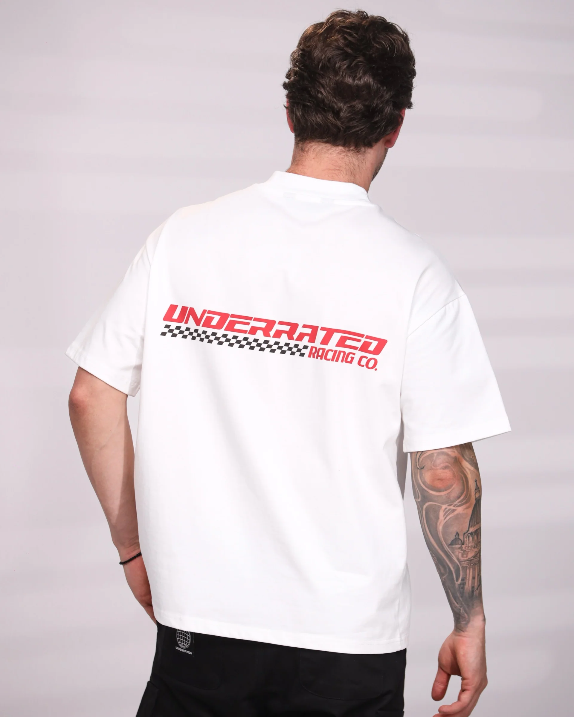 UNDERRATED Racing Co T-Shirt - White - Image 6