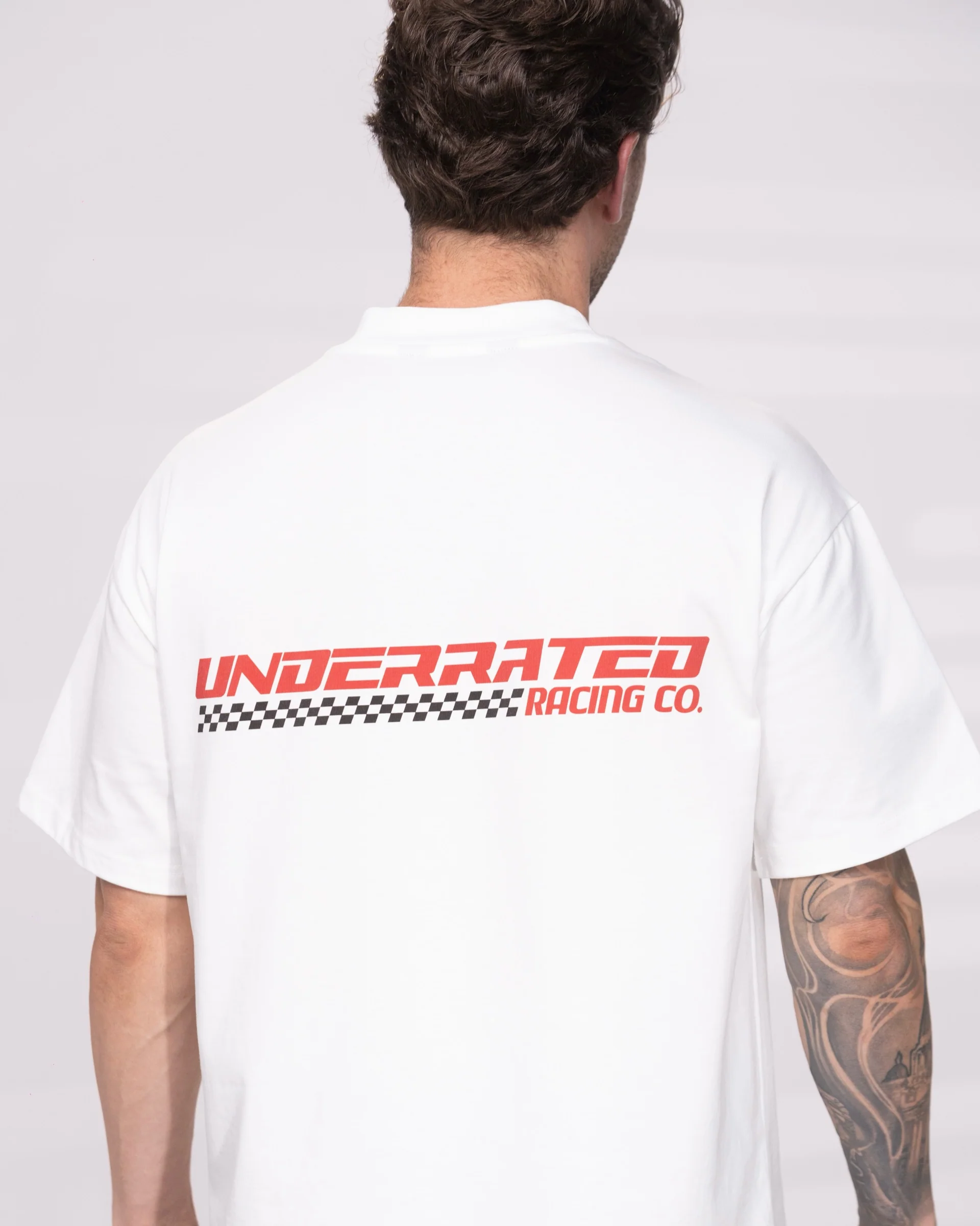 UNDERRATED Racing Co T-Shirt - White - Image 7