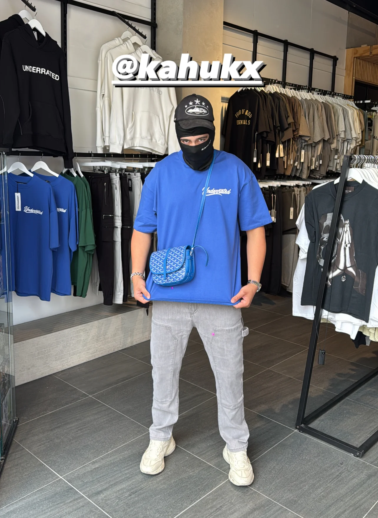 Underrated Signature T-Shirt - Royal Blue - Image 3