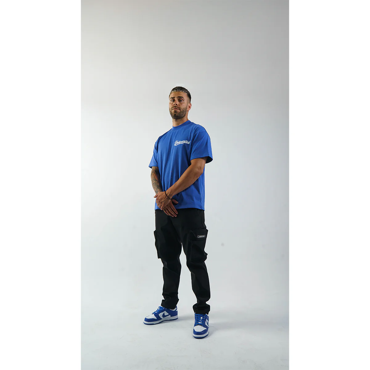 Underrated Signature T-Shirt - Royal Blue - Image 4
