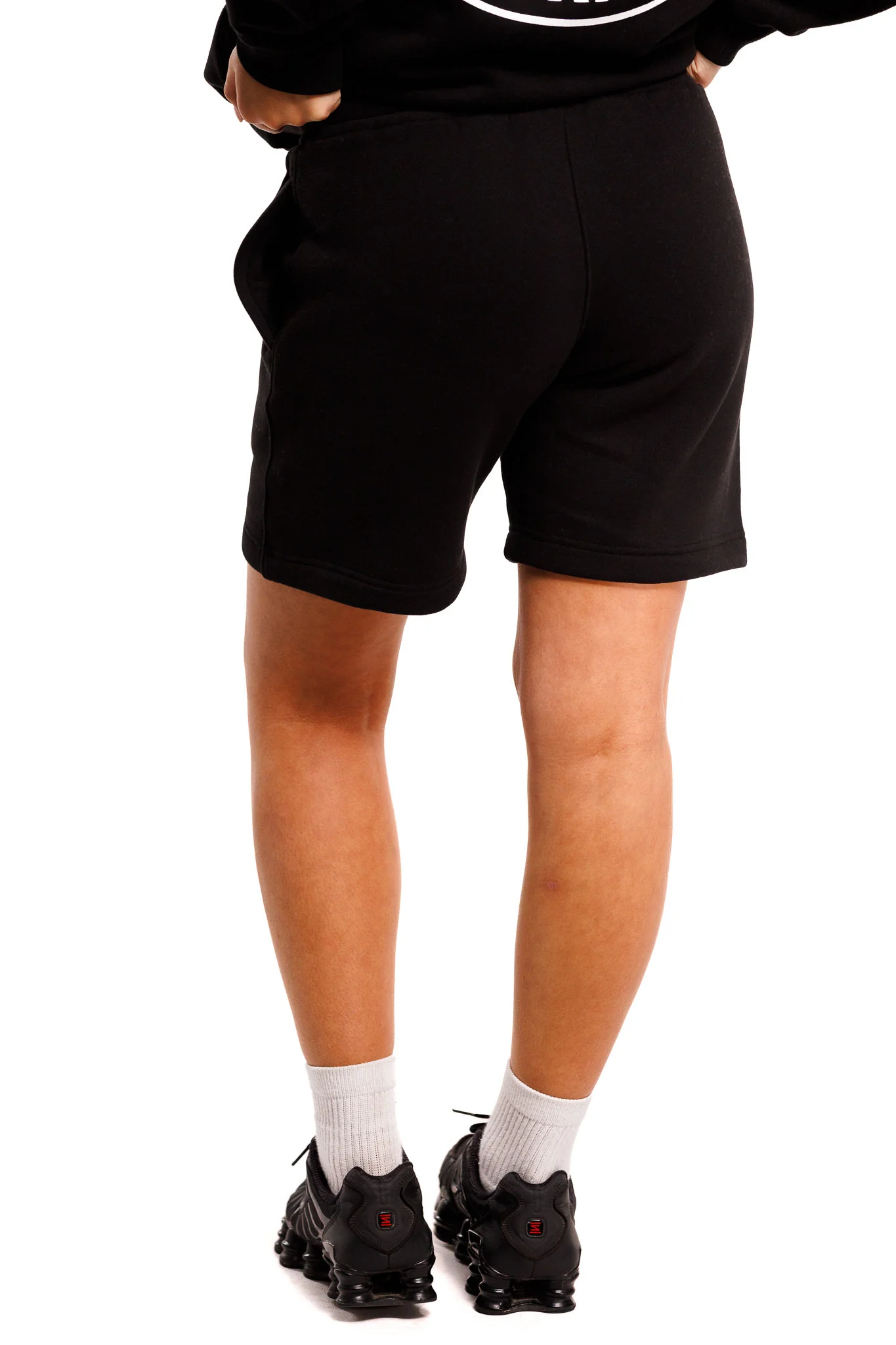 UNDERRATED Stamp Sweatshorts - Black - Image 5