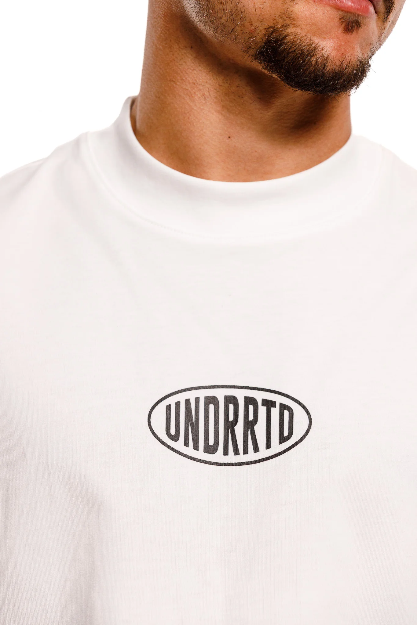 UNDERRATED Stamp T-Shirt - White - Image 5