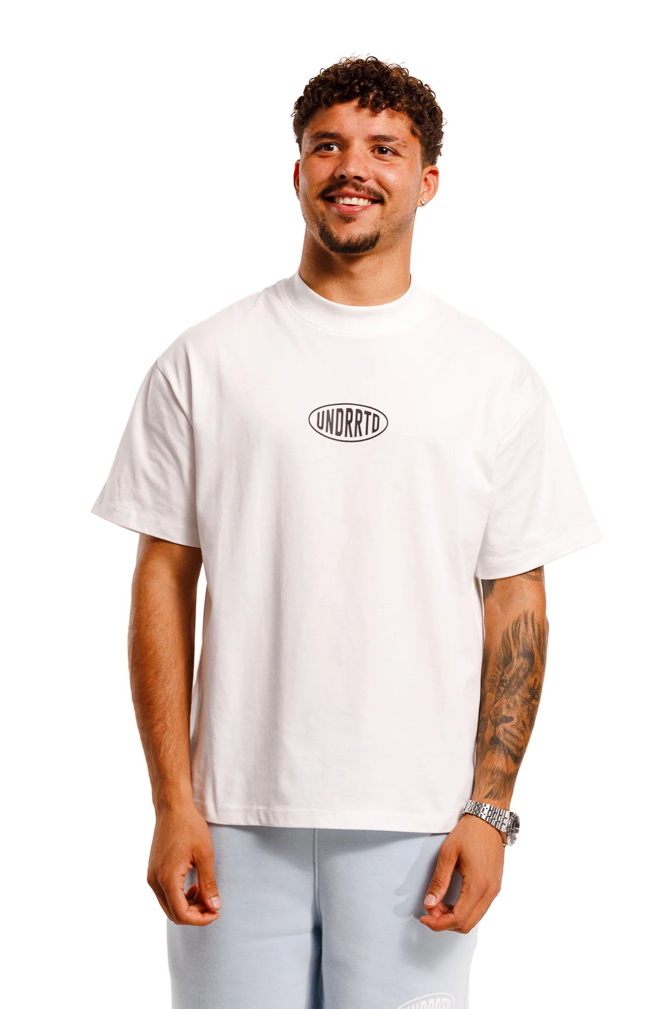 UNDERRATED Stamp T-Shirt - White - Image 6