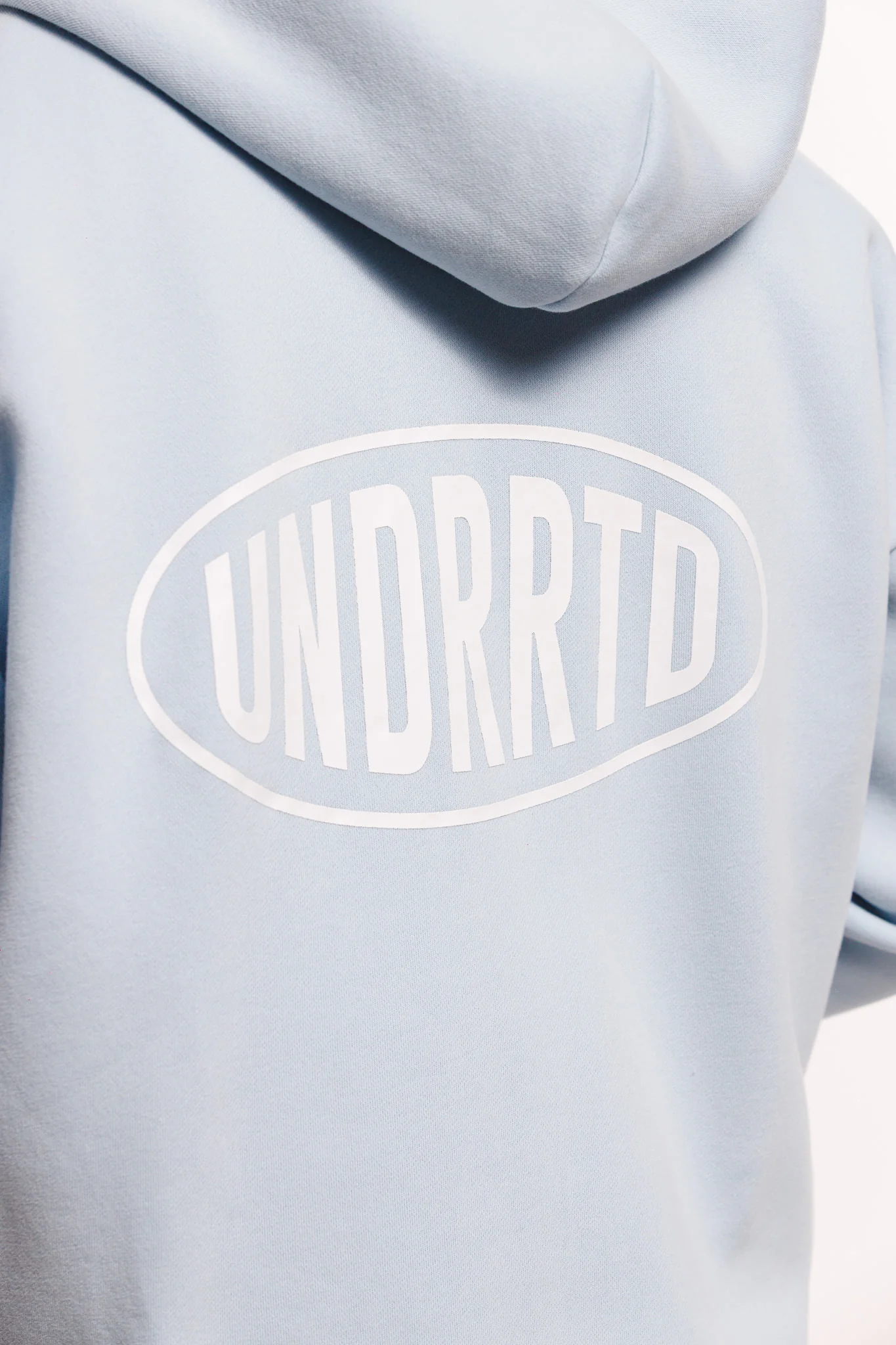 UNDERRATED Stamp Zip Hoodie - Powder Blue - Image 7