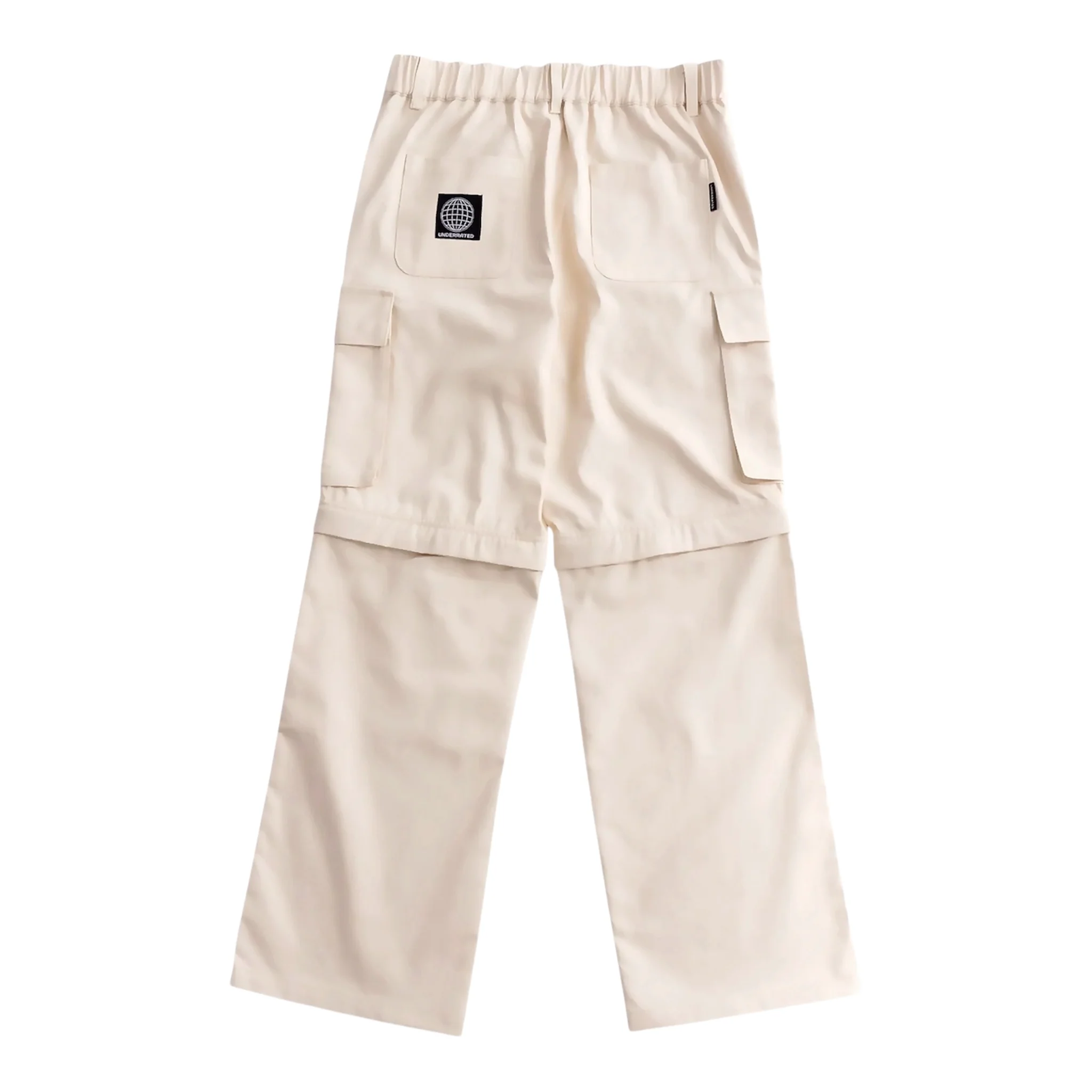 UNDERRATED Zip-Off Cargo Pant - Cream - Image 2